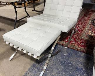 Knoll Style chair and Ottoman Orlando Estate Auction