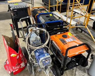 Generators and Paint Sprayers Orlando Estate Auction