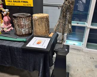 Drums from Africa, Sculpture and Artwork Orlando Estate Auction