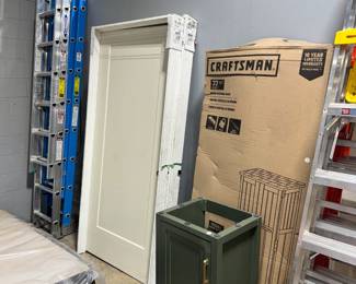 Ladders, Doors and Craftsman Tool Shed Orlando Estate Auction