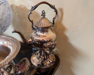 Silverplate tea pot