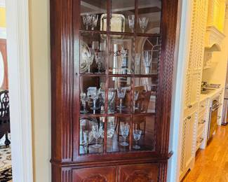 Pair of Mahogany Corner cabinets