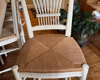 Rush seats bar stools