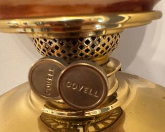 Covell Antique electrified lamp