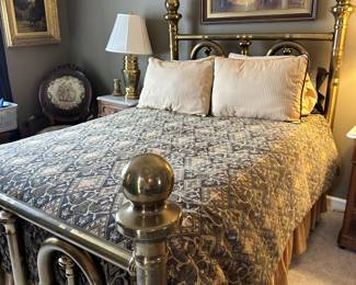 Solid Brass Bed