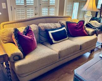 Neutral colored sofa