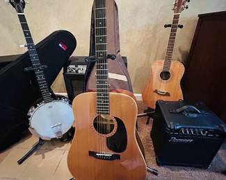 Banjo and Guitars