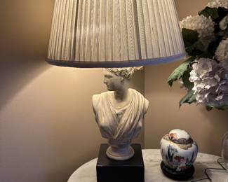 Lamp with Bust