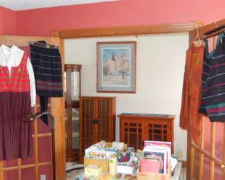 Norwegian attire, leather outfit (women's)