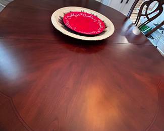 Detail on dining table