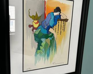 Simple Thoughts by artist Itzchak Tarkay.