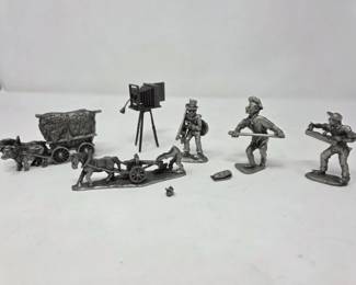 112 5PewterFigurines1DieCastMetalMiniature