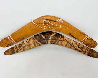 273 2AustralianAboriginalArtBoomerangs