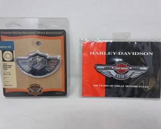 241 GenuineHarleyDavidson100thAnniversaryMedallionWingsPatch