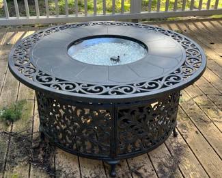 239 FireSenseToulonRoundCastAluminumLPGFirePit