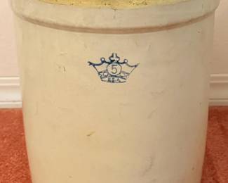 82 RobinsonRansbottom5GallonStonewareCrock