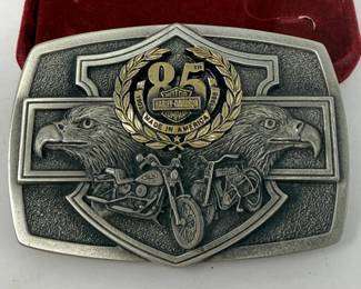 187 1987HarleyDavidson85thAnniversaryLimitedEditionBeltBuckle