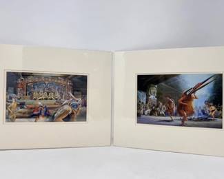 265 2NativeAmericanWatercolorPaintingPrintsbyGordonMiller