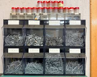 219 WallOrganizerFullofNailsVariousSmallHardware