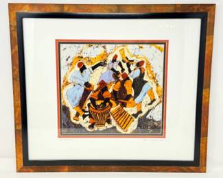 12 TheOrchestraAnArchivalPrintSignedbyArtistPaulNzalamba