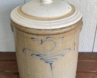 236 5GallonSaltGlazedStonewareCrock