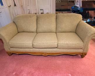 33 3CushionRollArmSofaByBassettFurniture