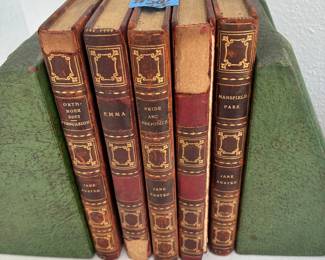 Vintage set of books by Jane Austen
