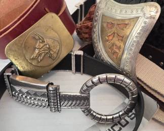 Ladies Belts with Buckle Details