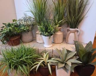 Fake Plants in Containers