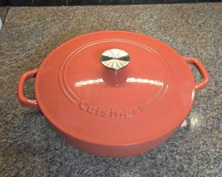 Cuisinart Red Enameled Cast Iron Dutch Oven