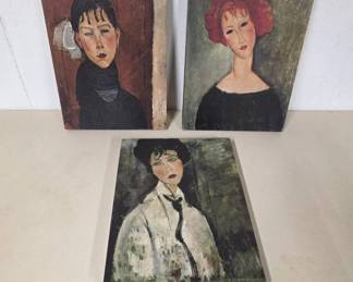 Replicas of Modigliani Portrait Paintings