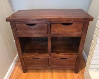 Wooden Chest with Four Drawers