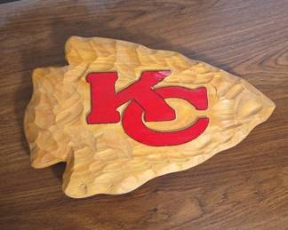 Wooden Chiefs Logo Wall Plaque