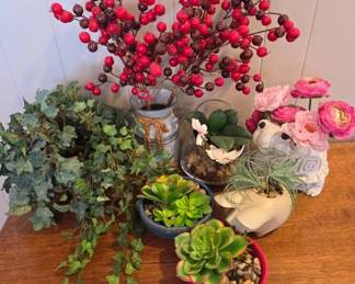 Fake Plants With Containers