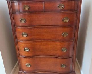 Drexel Dresser With Bow Front Design
