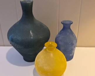 Decorative Frosted Glass Vases