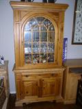 Pine China Cabinet