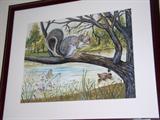 Jack Andrews Squirrel Painting