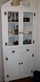 White Corner Cabinet