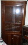 Mahogany Corner Cabinet