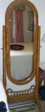 Henry Link Mirror Wicker