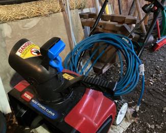 Toro electric snowblower