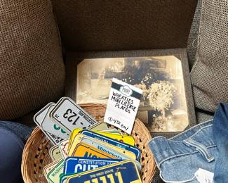 Wheaties Mini  Licence  Plates