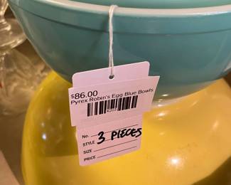 Pyrex Robin's Egg Blue Bowls