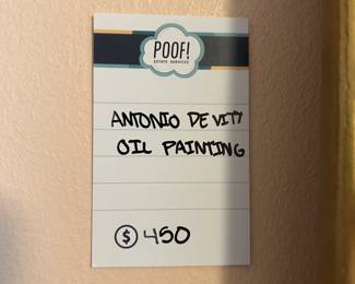 Antonio De Vity Oil Painting 