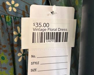 Vintage Floral Dress