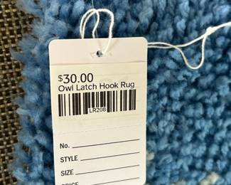 Owl Latch Hook Rug