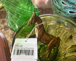 Brass Horse Figurine 