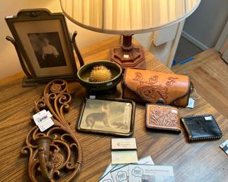 Faux Wicker Wall Sconce, Leather Wallets 