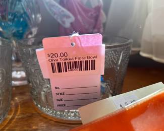 Oiva Toikka Flora Bowl 